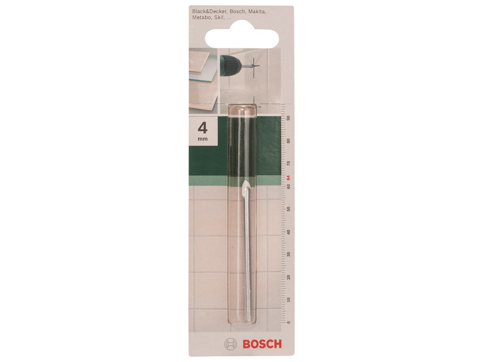 Bosch GLASBOR Ø4X64MM