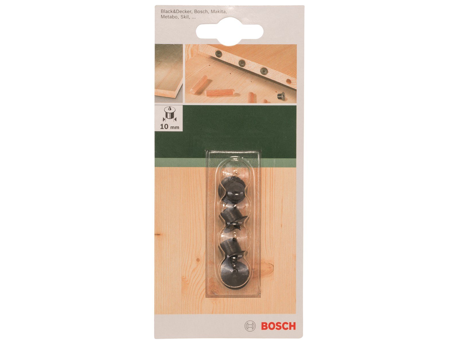 Bosch TRÆDYVELSÆTTER 10MM 4 STK