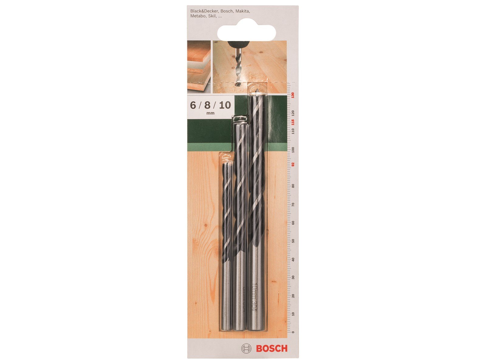 Bosch TRÆBORSÆT Ø6.8.10MM 3 STK