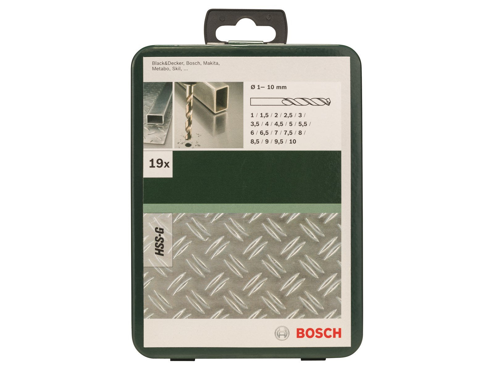 Bosch METALBORSÆT HSS-G Ø1-10MM 118GR 19 STK