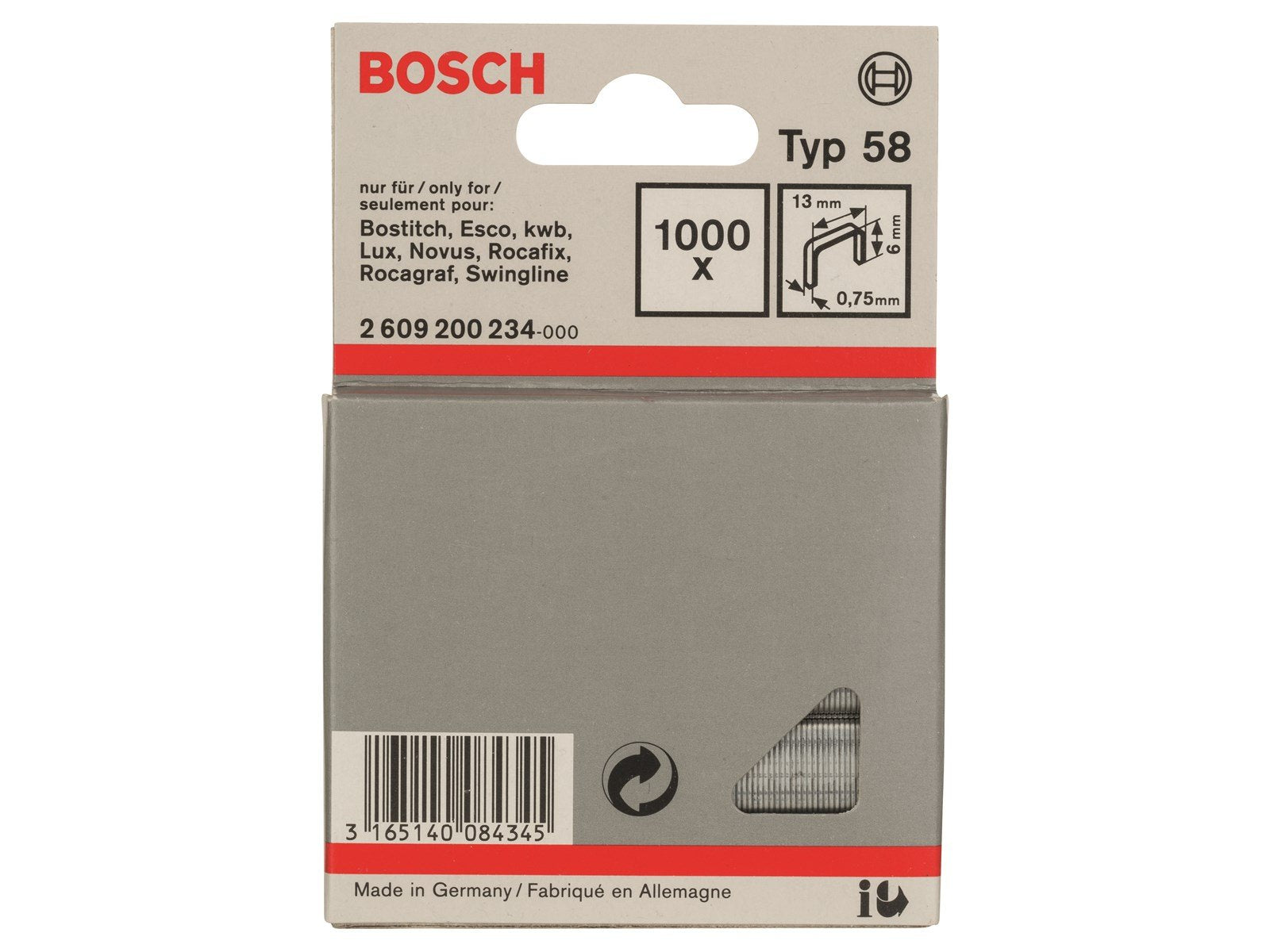Bosch KLAMME/58/6MM