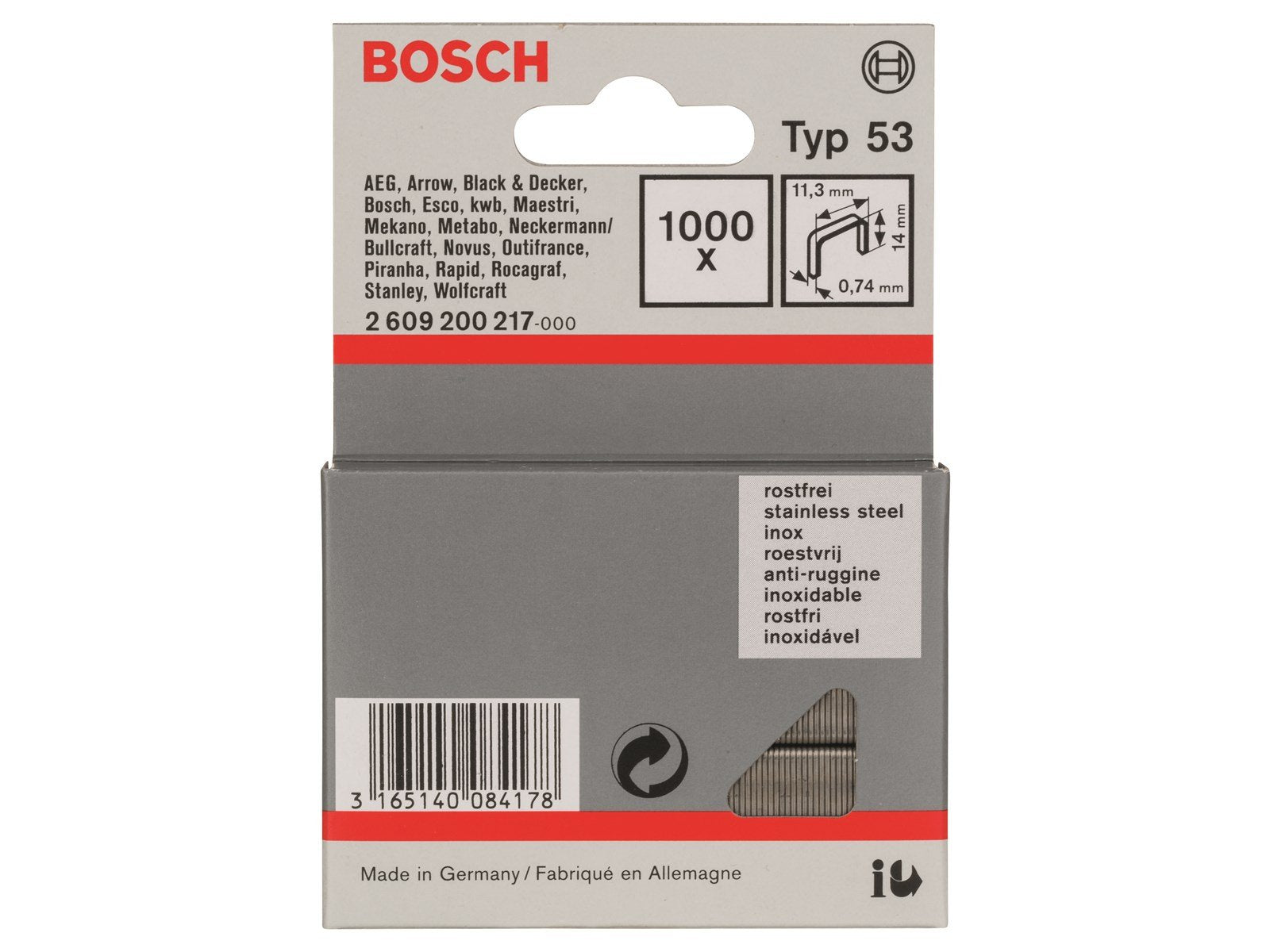Bosch KLAMME/53/14MM/RUSTFRI