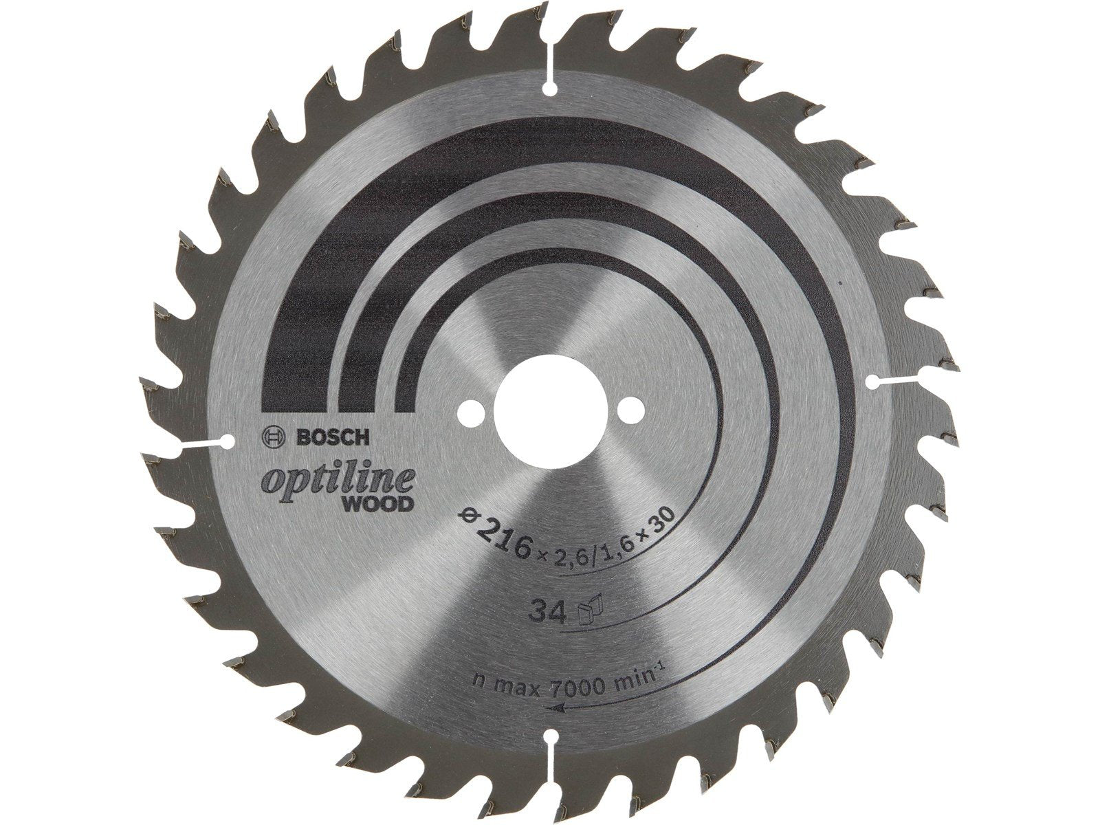 Bosch RUNDSAVKL STAT OPTILINE TRÆ 216X30 34T