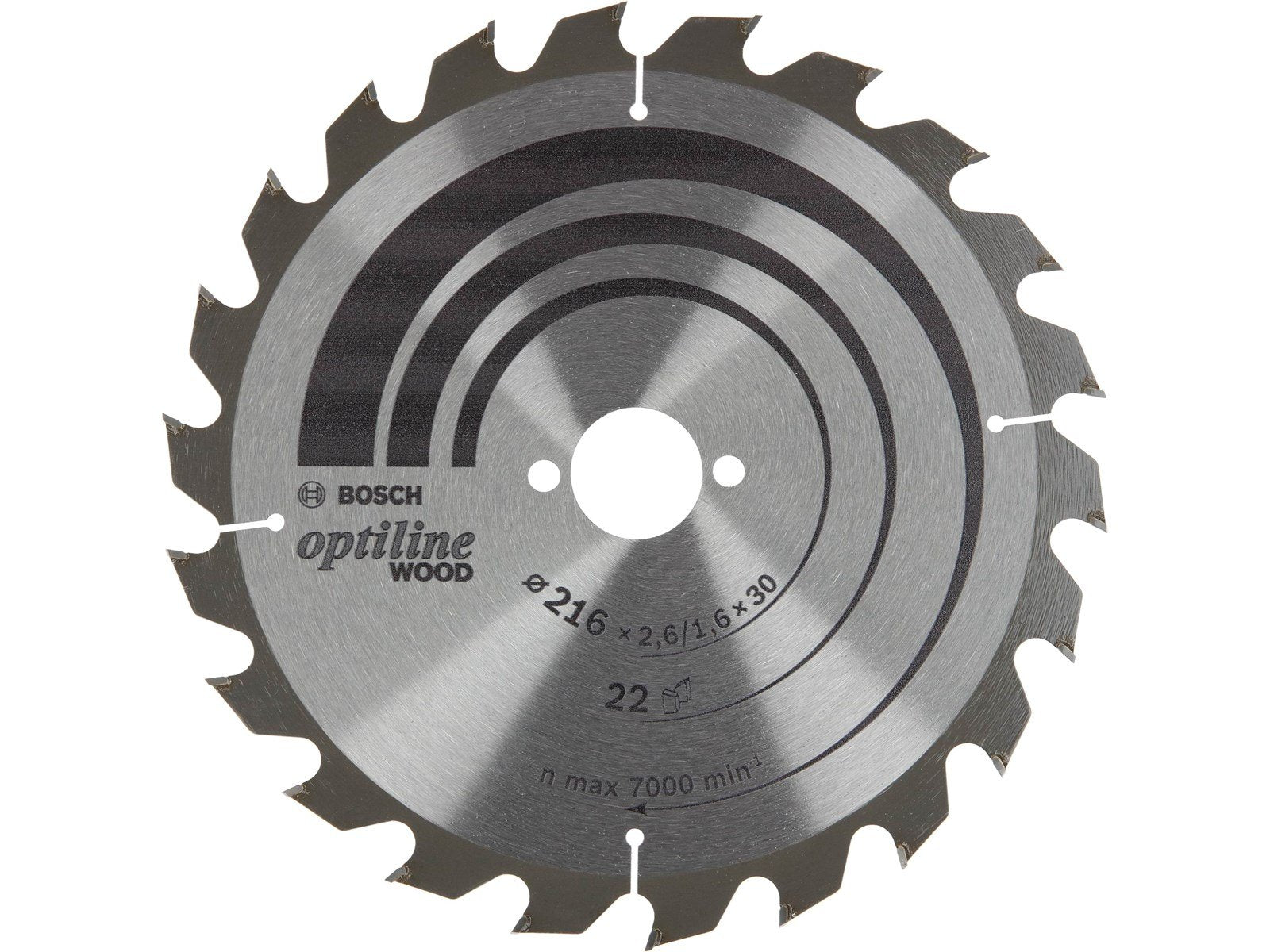 Bosch RUNDSAVKL STAT OPTILINE TRÆ 216X30 22T