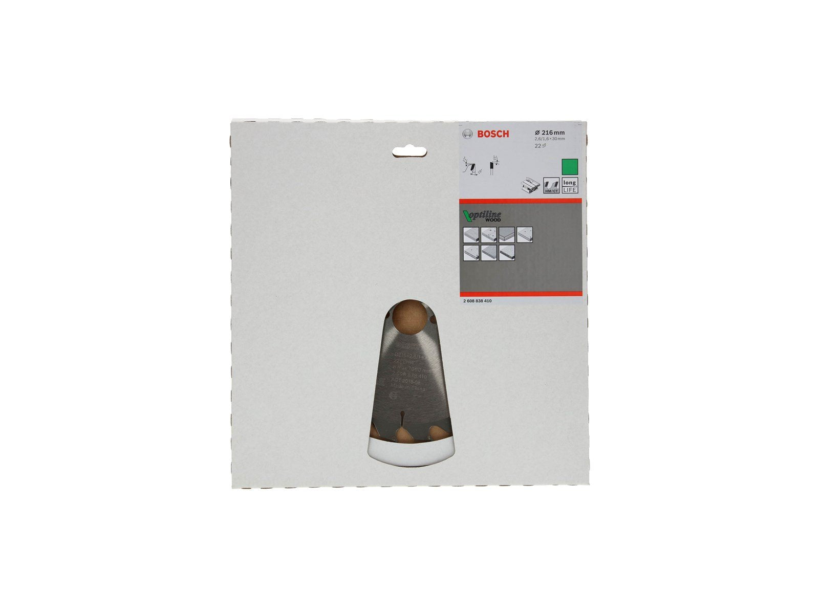 Bosch RUNDSAVKL STAT OPTILINE TRÆ 216X30 22T