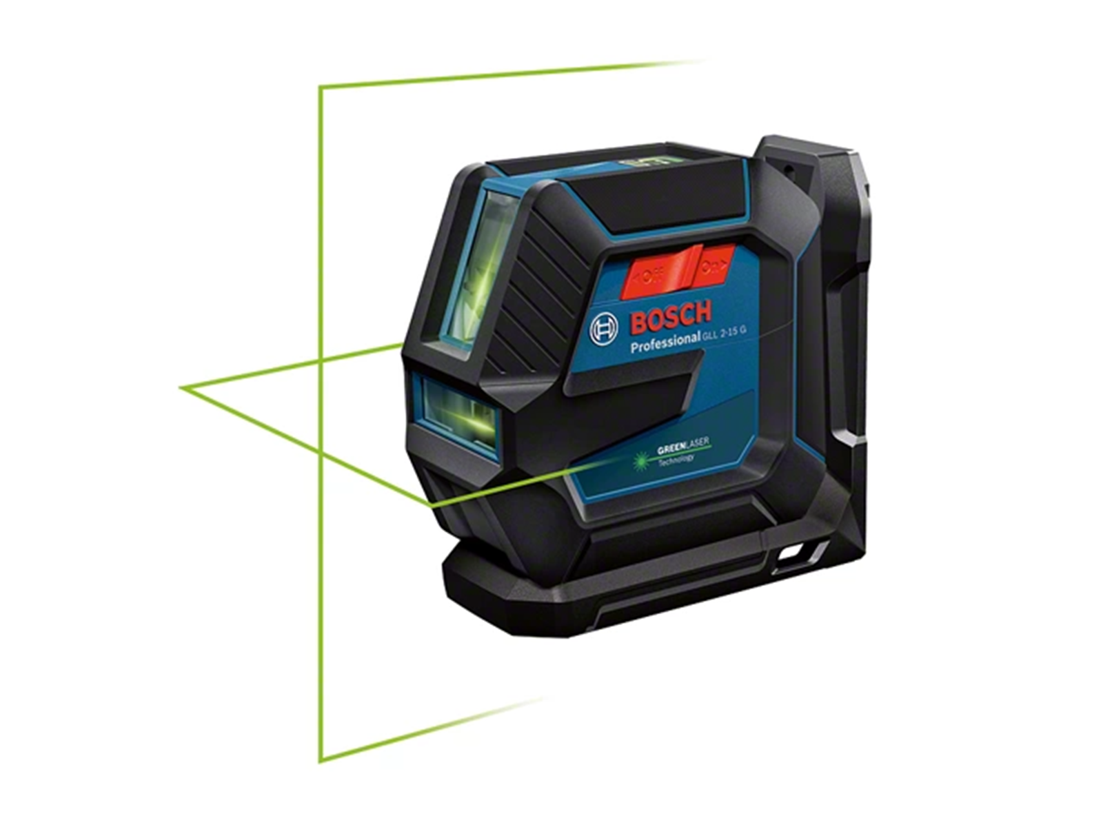 Bosch Professional LINIELASER GRØN GLL 2-15/LB10/CLIP/CASE