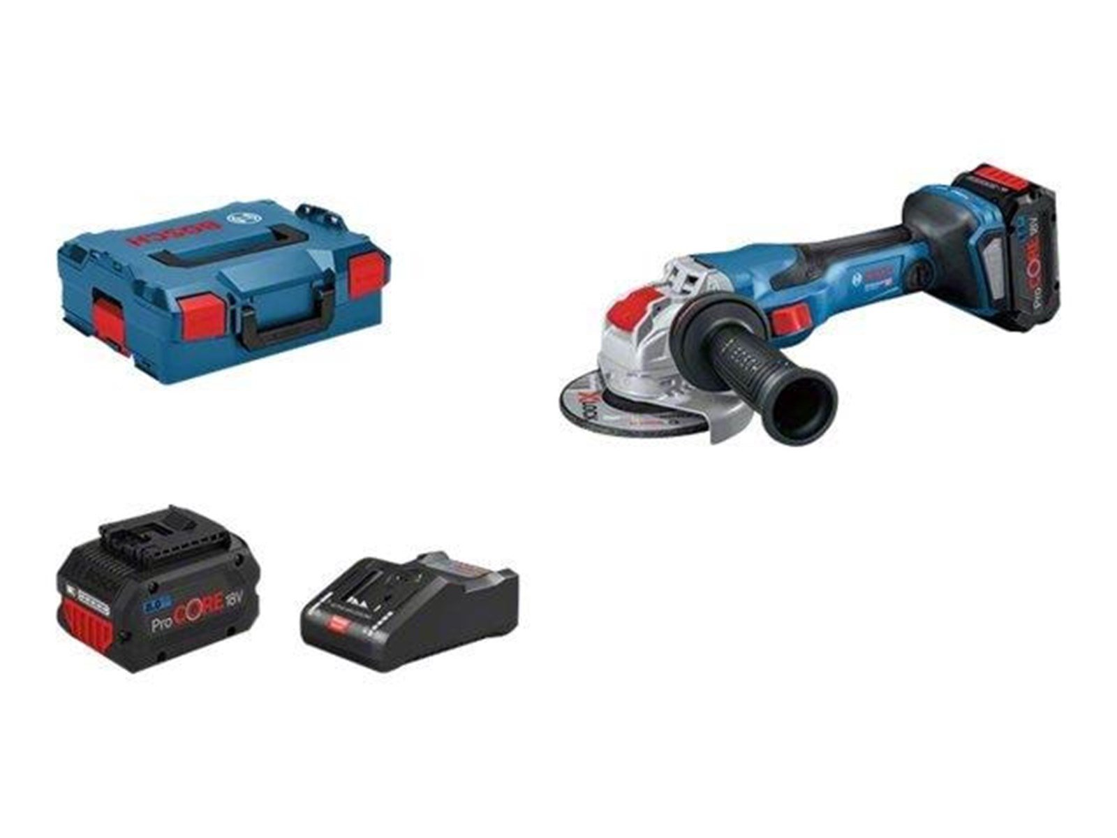 Bosch Professional VINKELSLIBER GWX 18V-15C 2X8AH PC L-BOXX