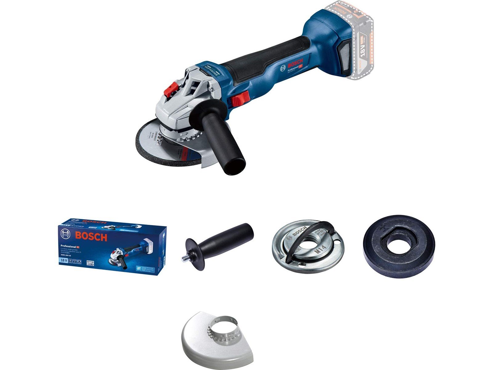 Bosch Professional GWS Professional 18V-10 (SOLO)