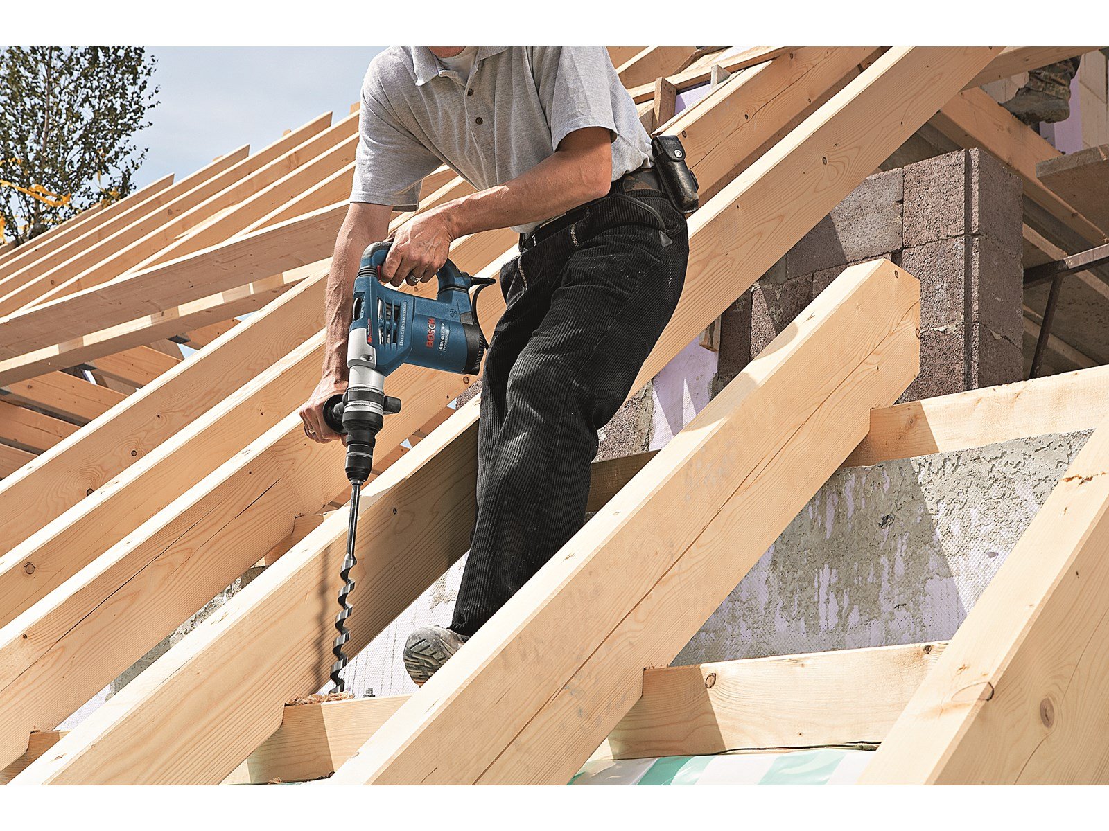 Bosch Professional 110V BOREHAMMER GBH 4-32 DFR M/21XACC