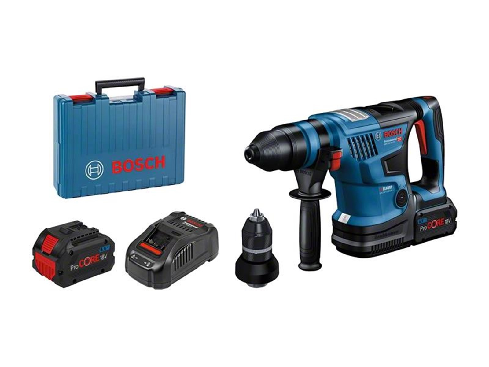 Bosch Professional BOREHAMMER GBH 18V-34 C 2X8AH PC