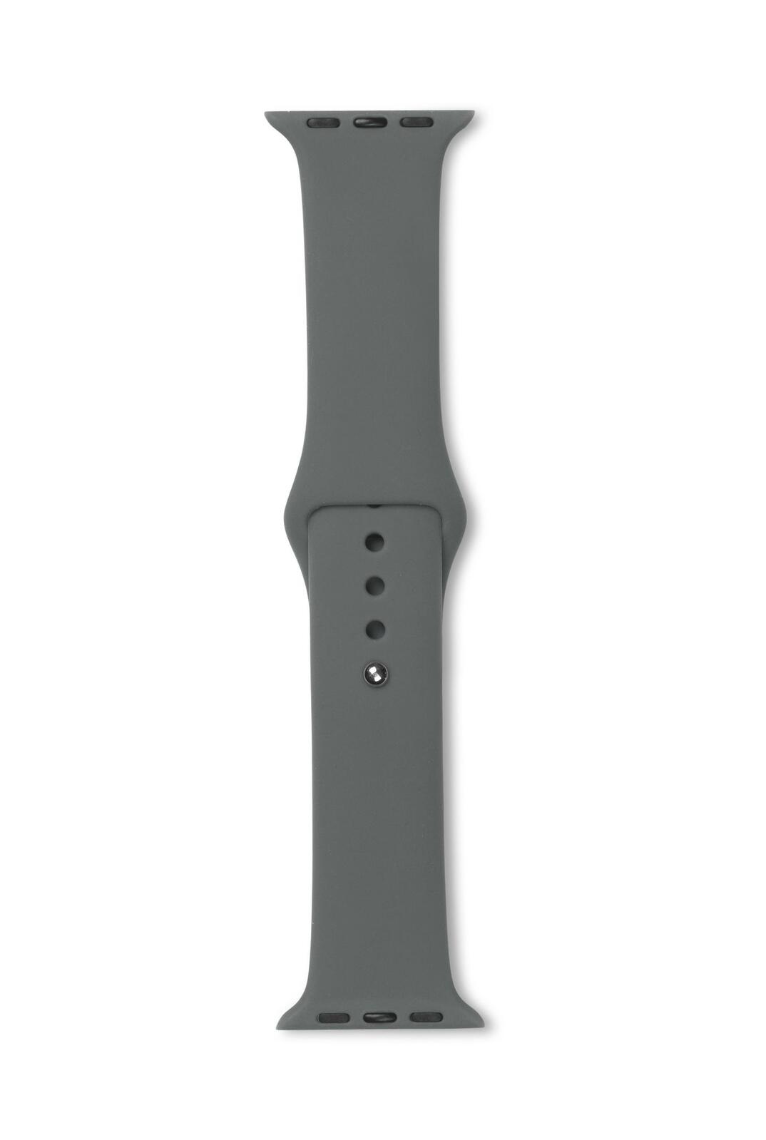eSTUFF Silicone Strap für die Apple Watch, 44/45mm - Olive