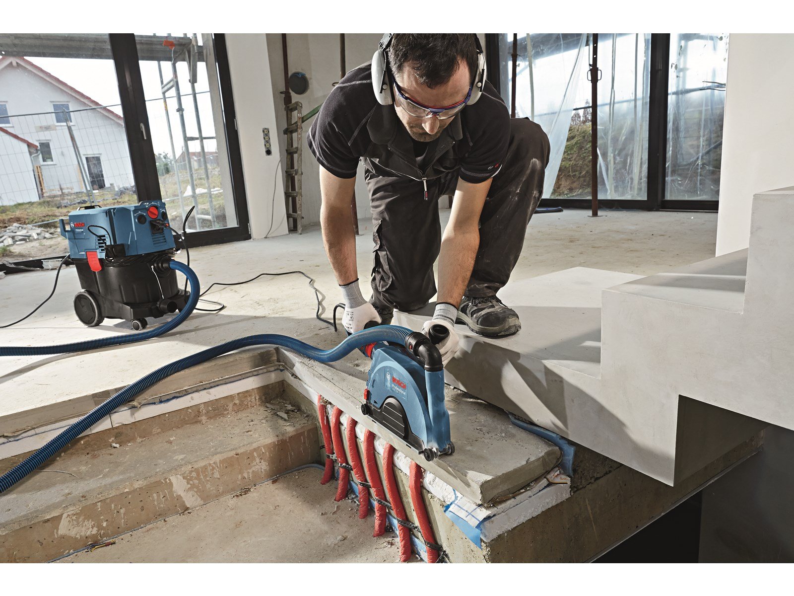 Bosch Professional STØVADAPTER GDE 230 FC-T T/VINKELSLIBER