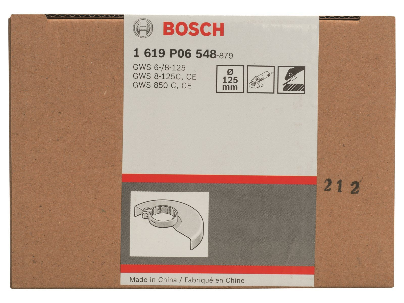 Bosch BESKYTTELSESSKÆRM U/DÆKPL 125MM GWS