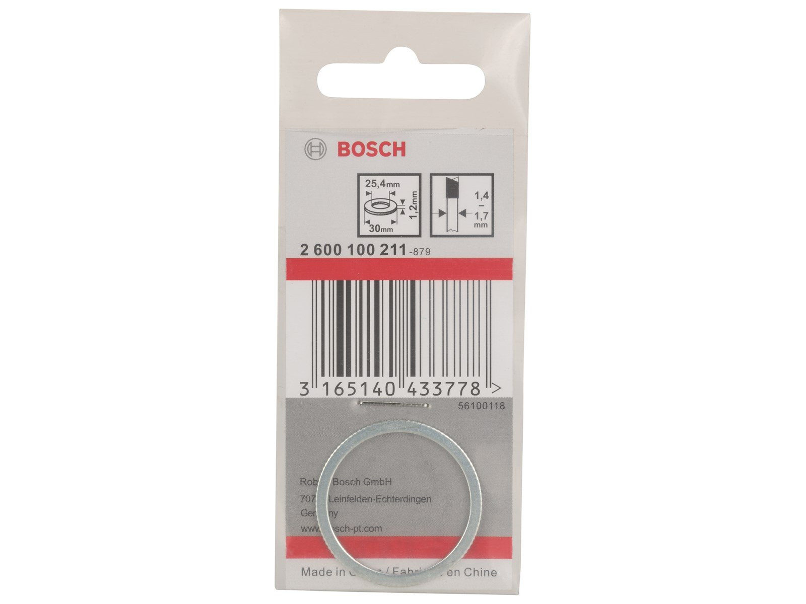 Bosch REDUCERRING Ø30/25.4MM MAX1.7MM KLINGE