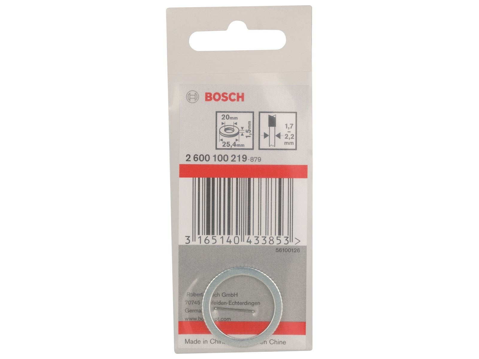 Bosch REDUCERRING Ø25.4/20MM MAX2.2MM KLINGE