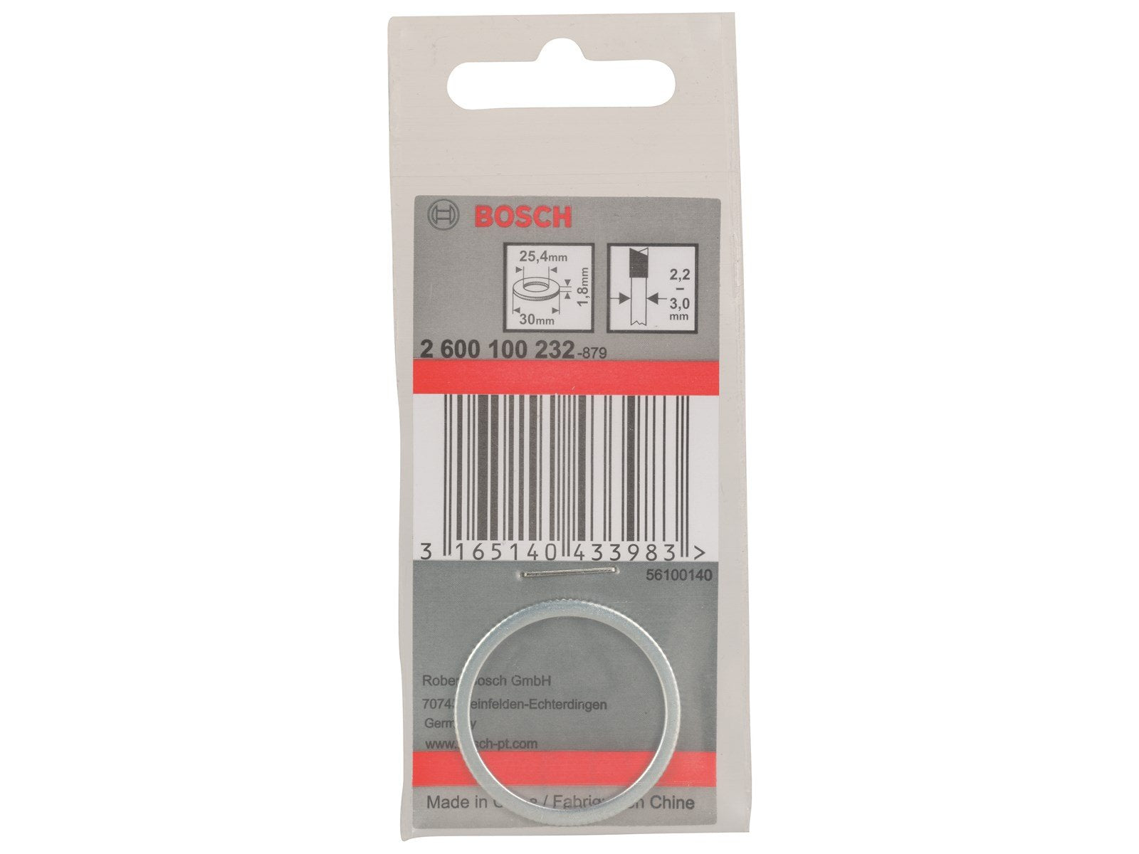 Bosch REDUCERRING Ø30/25.4MM MAX 3.0MM KLINGE