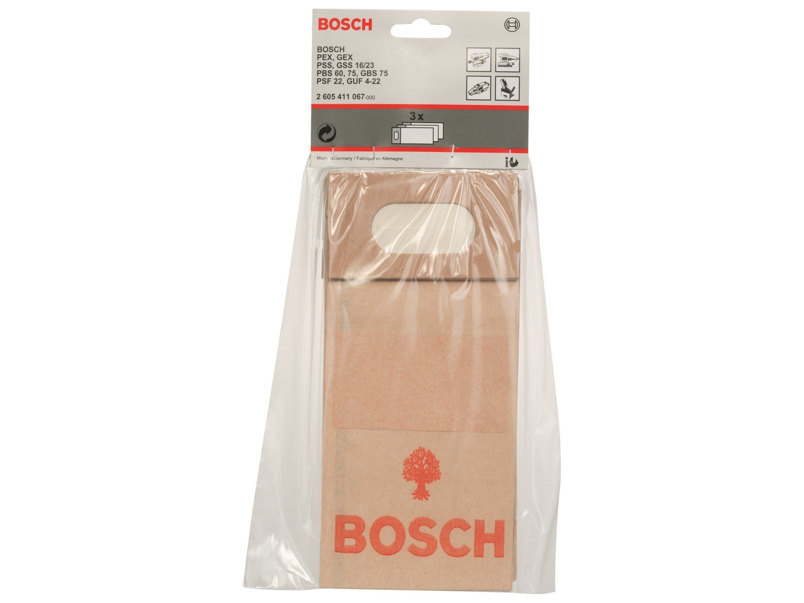 Bosch PAPIRSTØVPOSE 3 STK