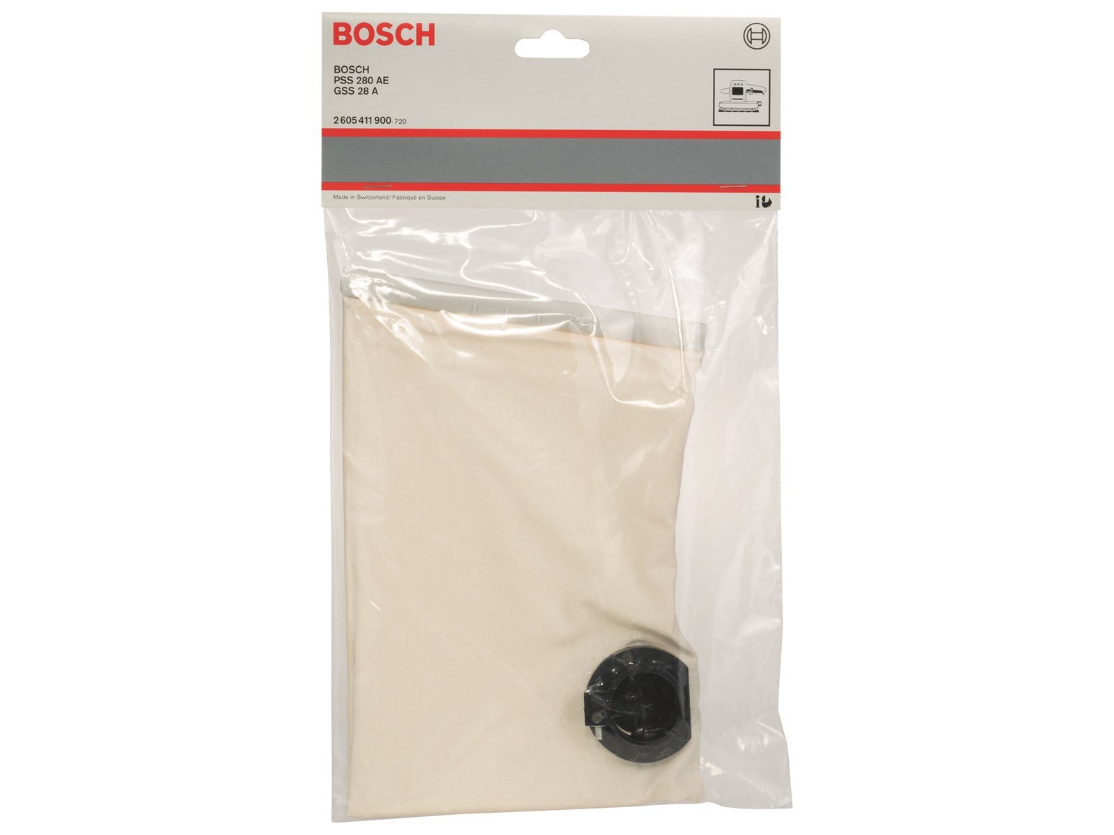 Bosch STØVPOSE MED ADAPTER TIL GSS 28 A