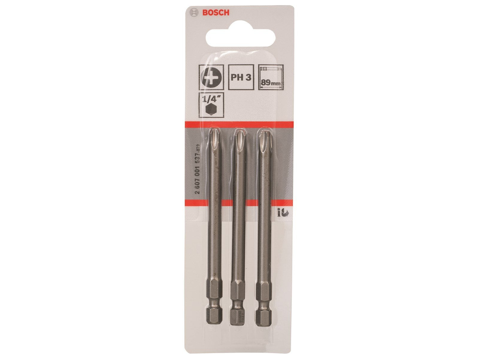 Bosch BITS PH3 L:89MM 3 STK
