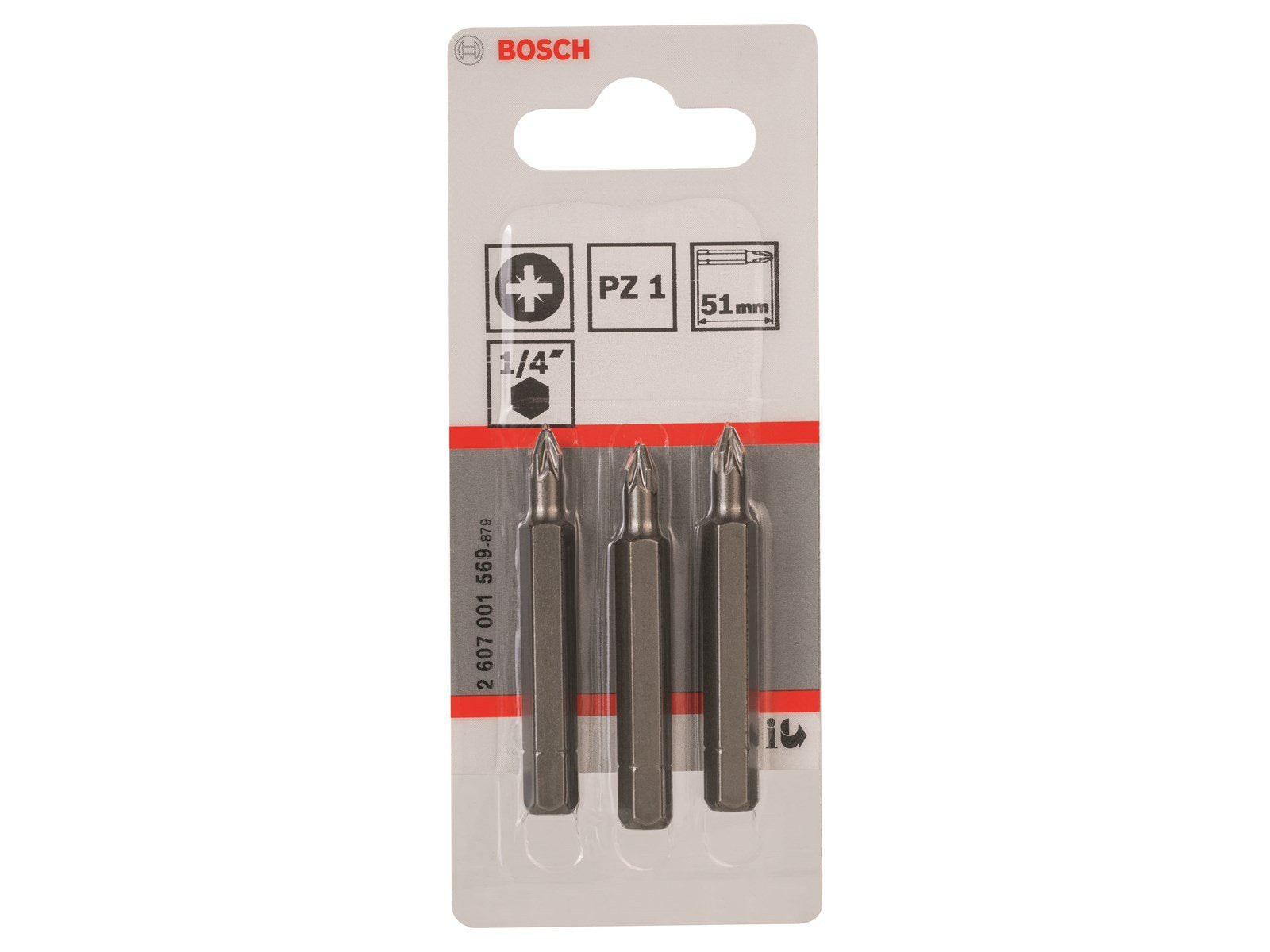 Bosch BITS PZ1 L:51MM 3 STK