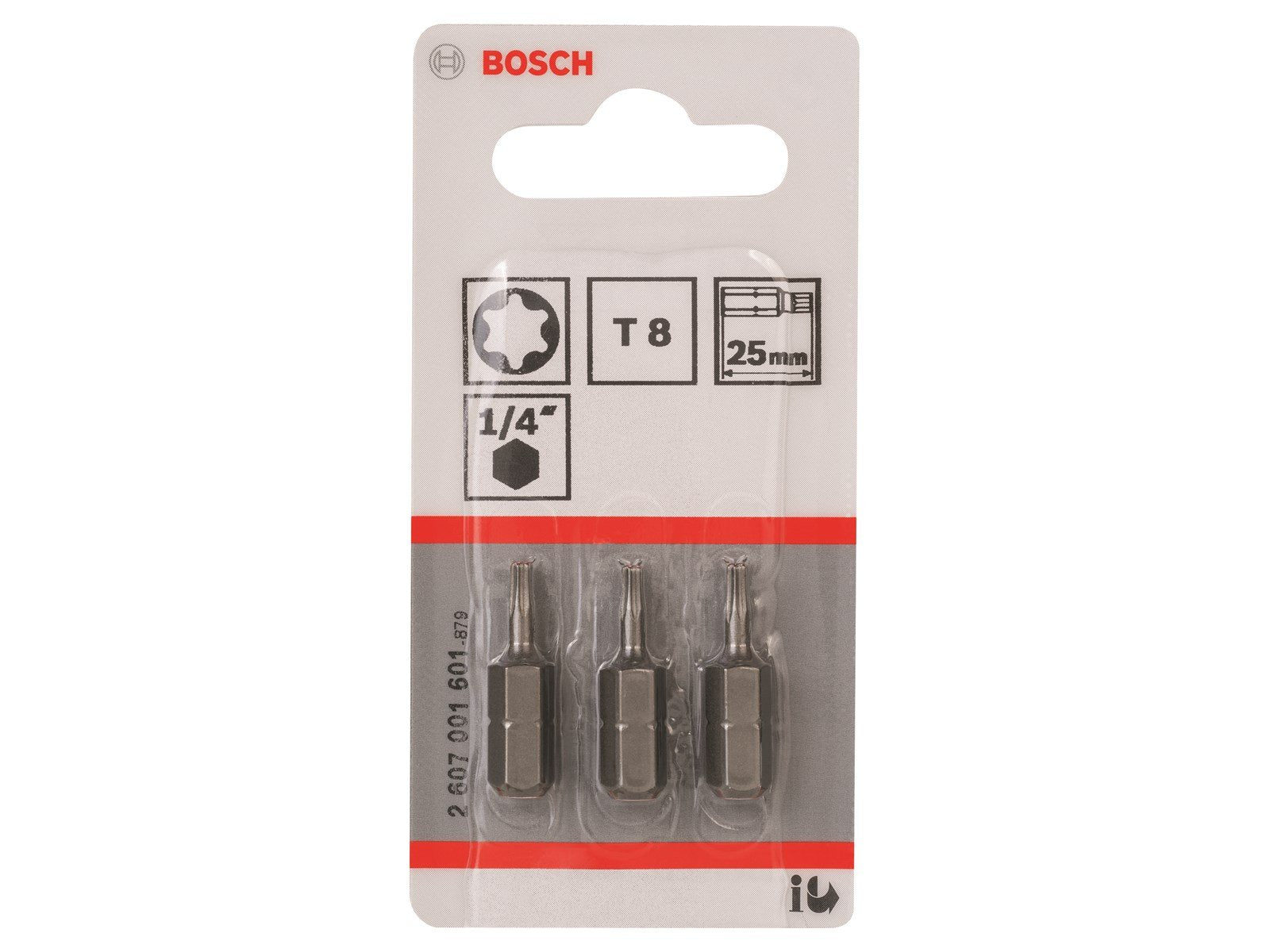 Bosch BITS T8 L:25MM 3 STK
