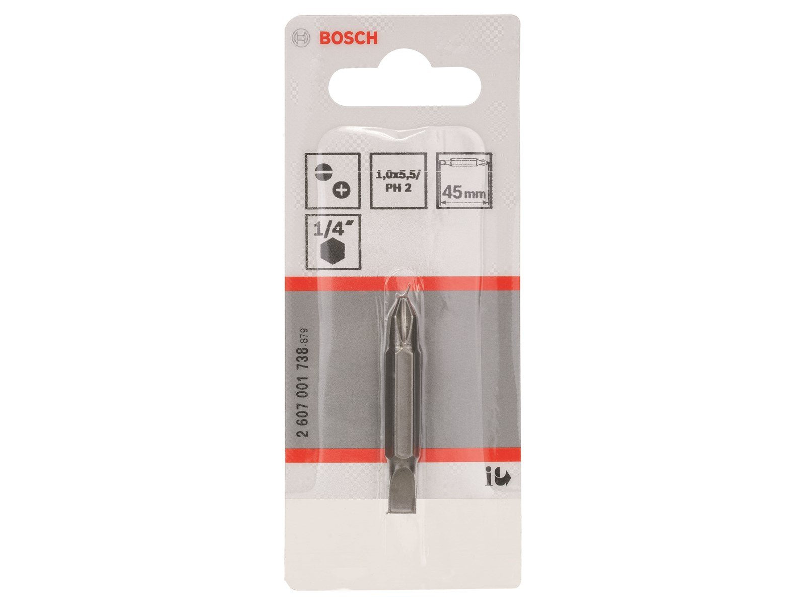 Bosch BITS LIGE 1.0X5.5-PH2 L:45MM