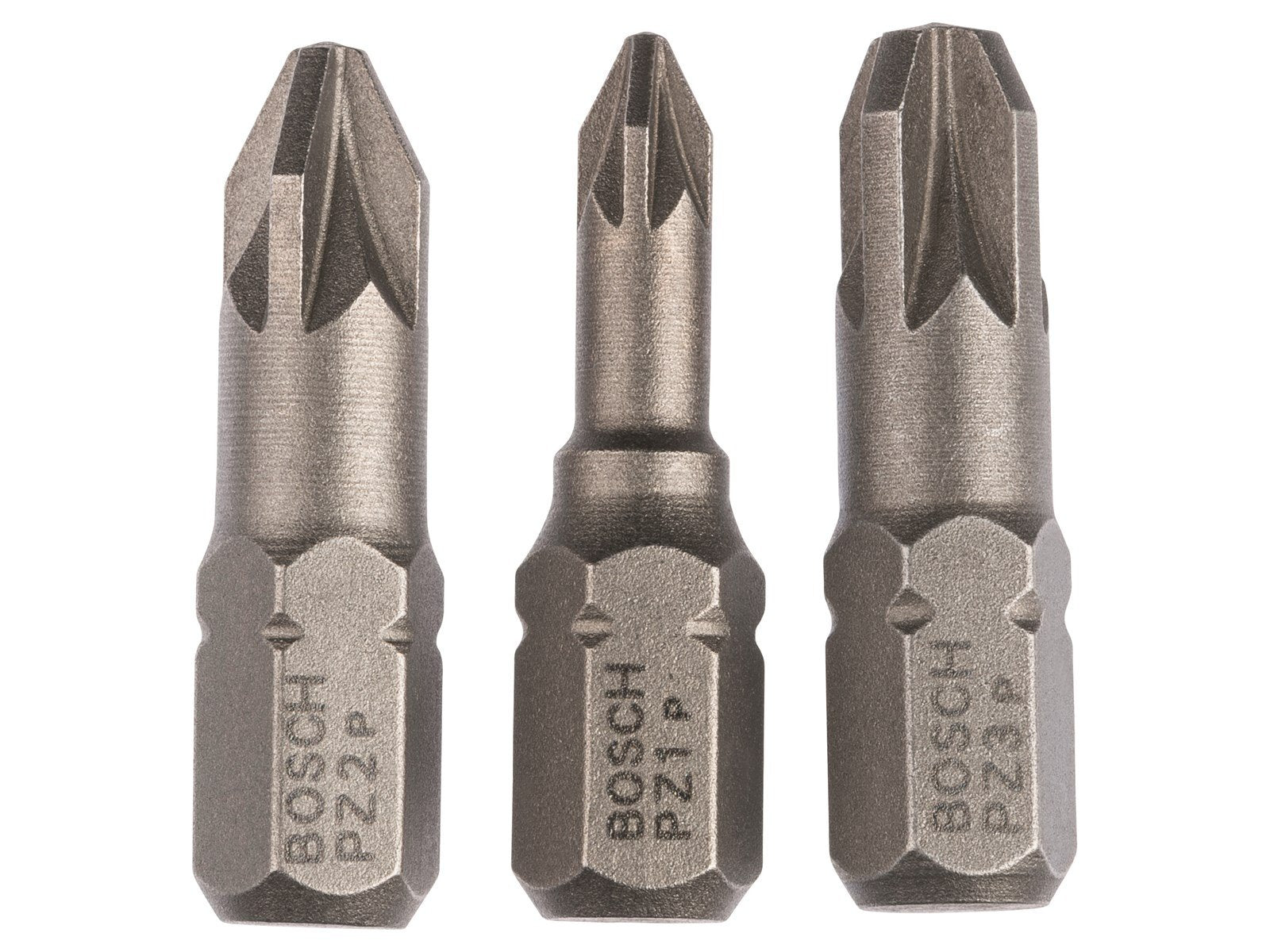 Bosch BITS PZ1/2/3 L:25MM 3 STK