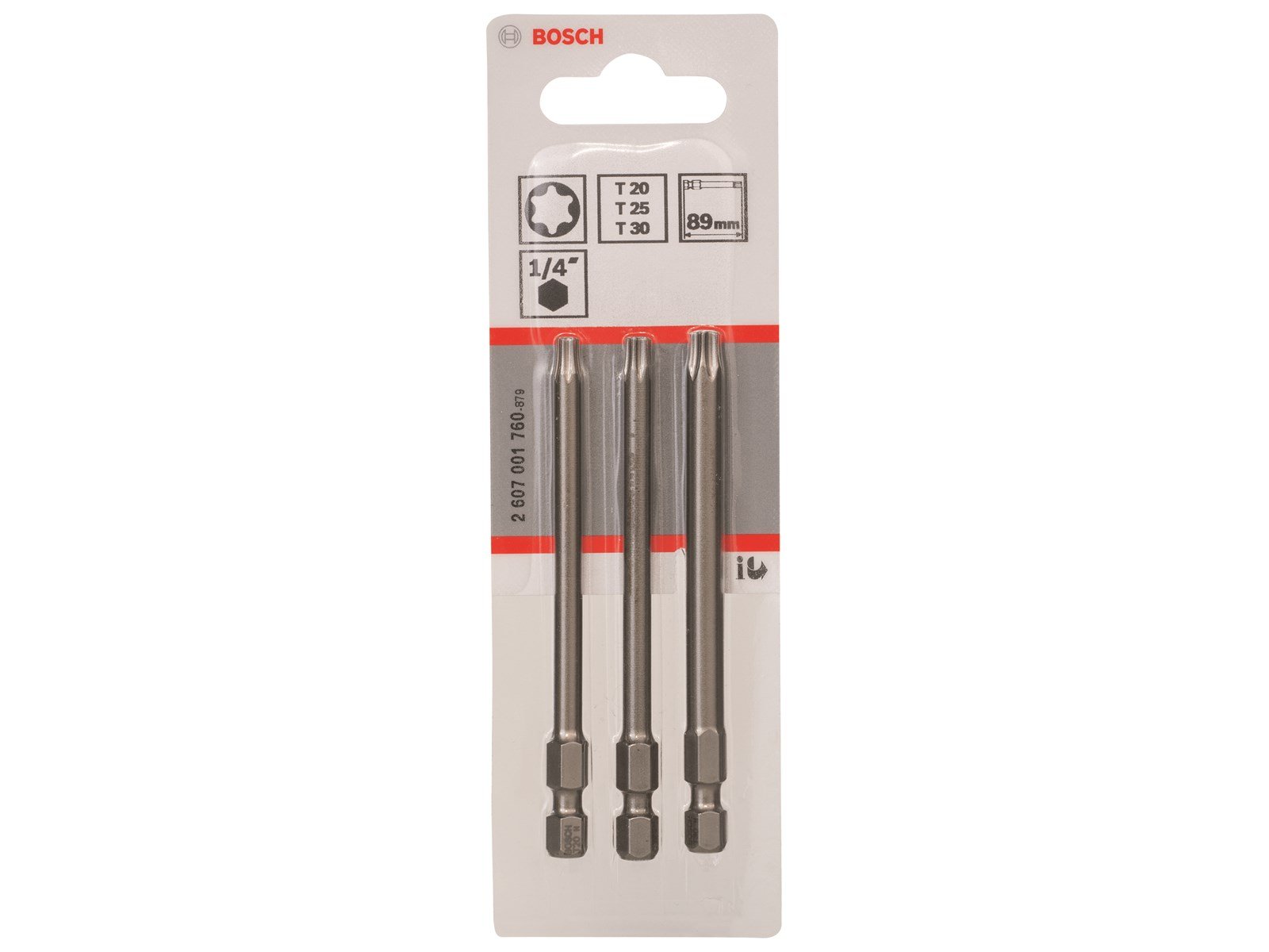 Bosch BITS T20/25/30 L:89MM 3 STK