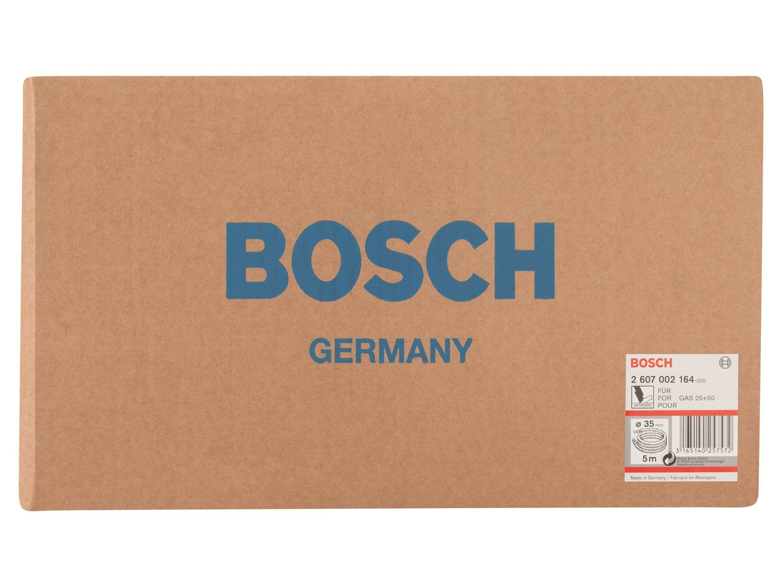 Bosch SLANGE TIL GAS 25/50/50M Ø35MM 5 METER