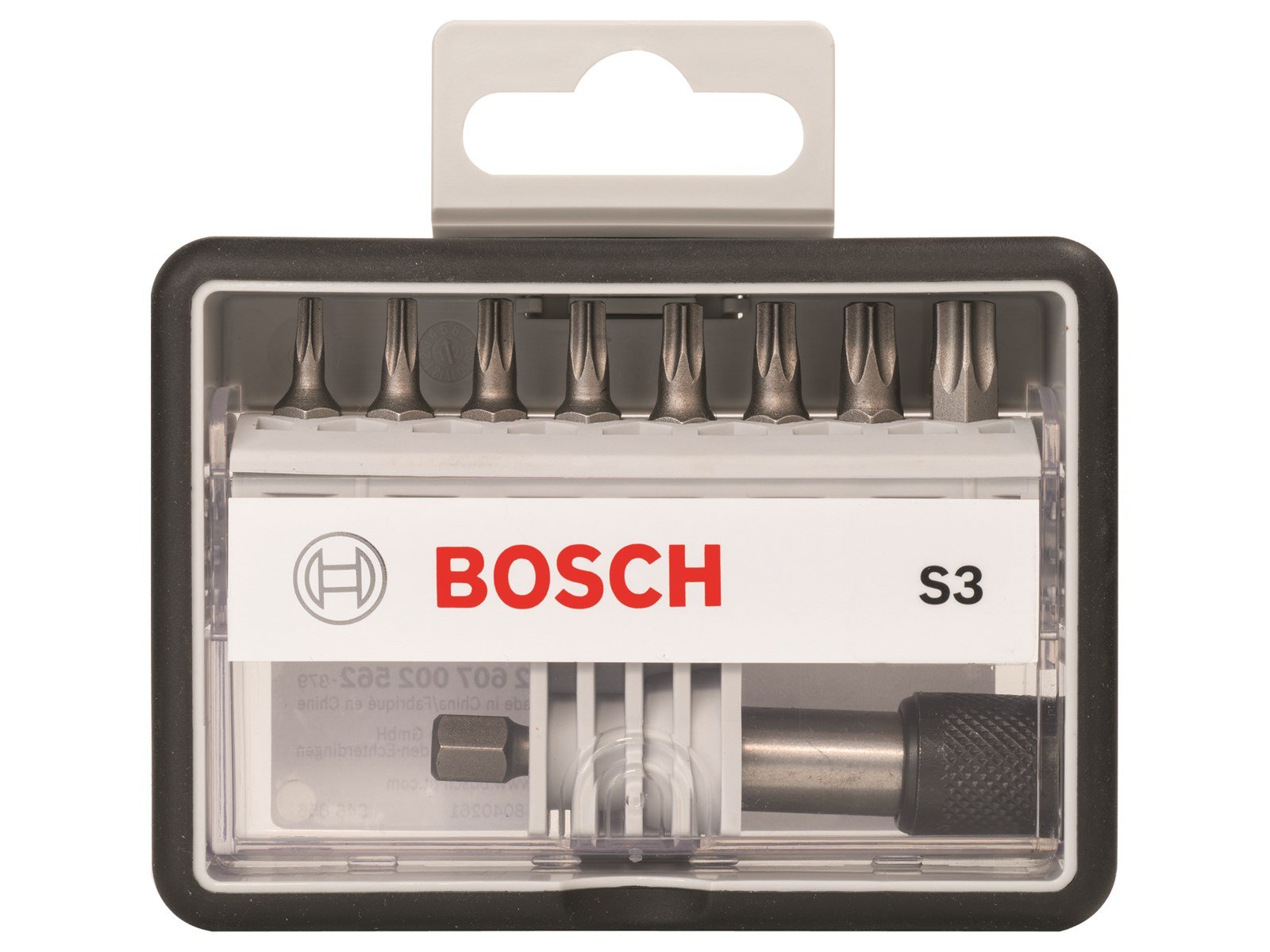 Bosch BITSSÆT S3 T8 - 40 XH QH 25MM 9 STK
