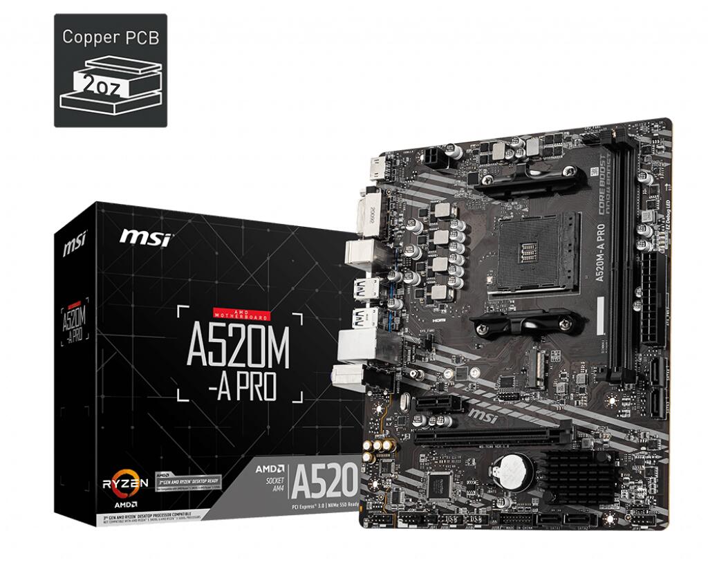 MSI A520M-A Pro
