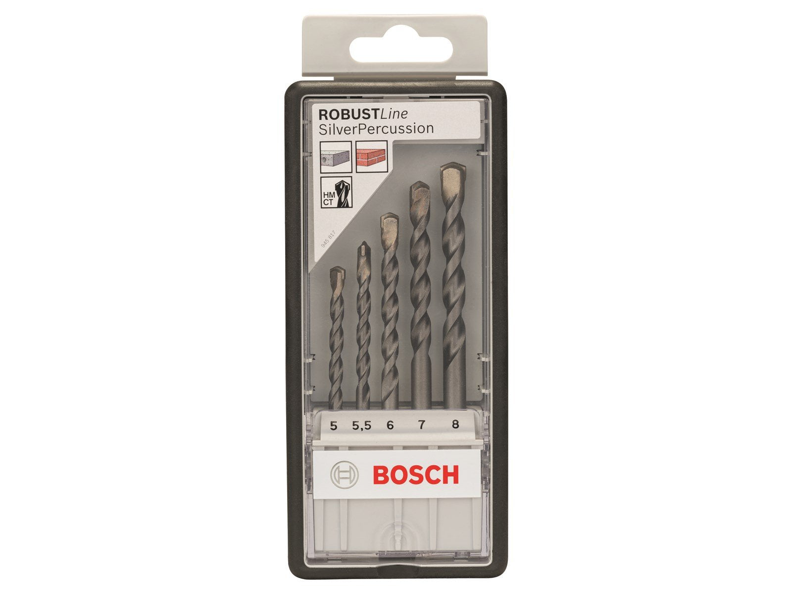 Bosch BETONBORSÆT SILVER PERC ROBUSTLINE 5 STK