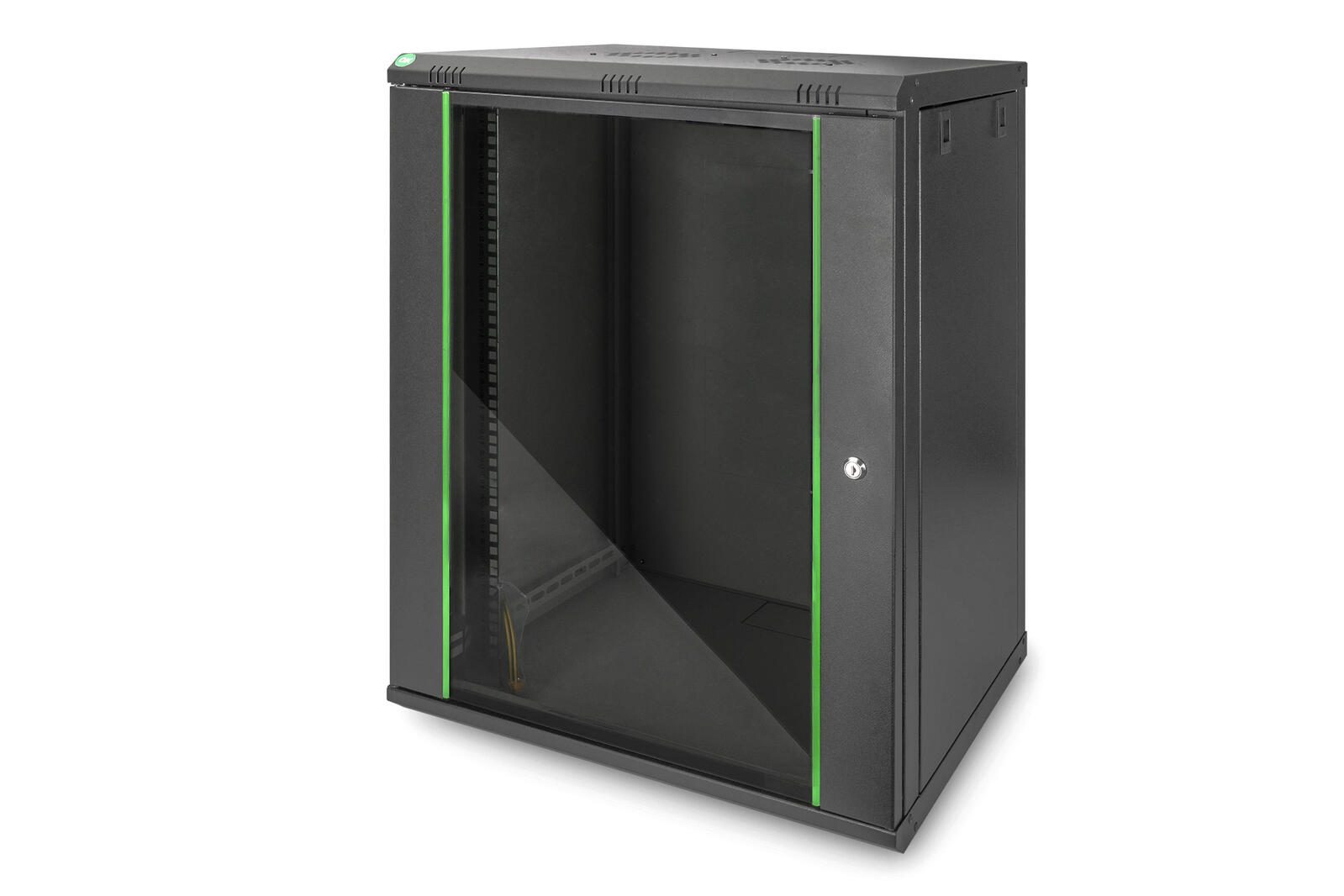 Digitus 16HE 19'-Wandgehäuse Dynamic Basic Serie RAL 9005 schwarz