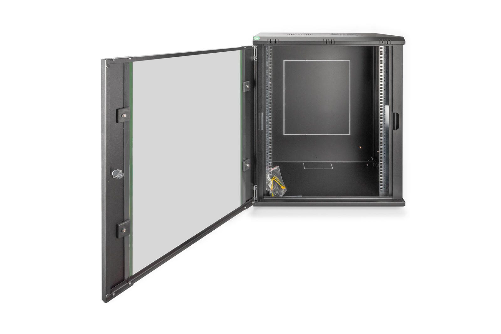 Digitus 16HE 19'-Wandgehäuse Dynamic Basic Serie RAL 9005 schwarz
