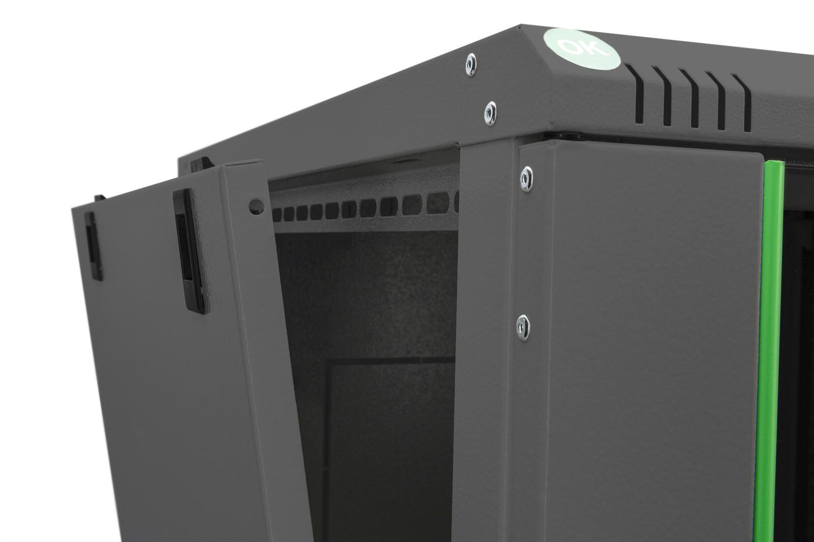 Digitus 16HE 19'-Wandgehäuse Dynamic Basic Serie RAL 9005 schwarz