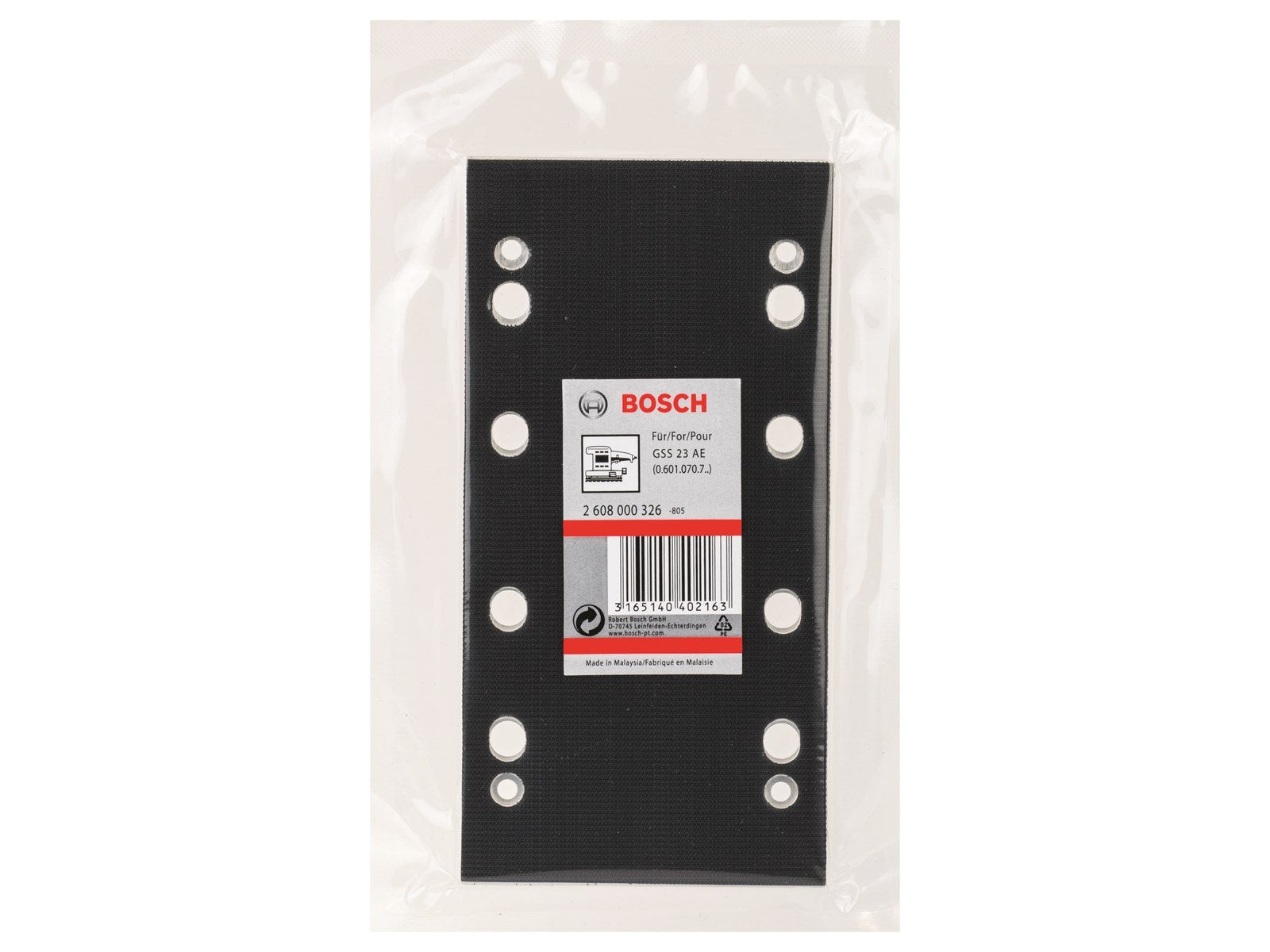 Bosch SLIBEPLADE 93X185MM GSS 23 AE