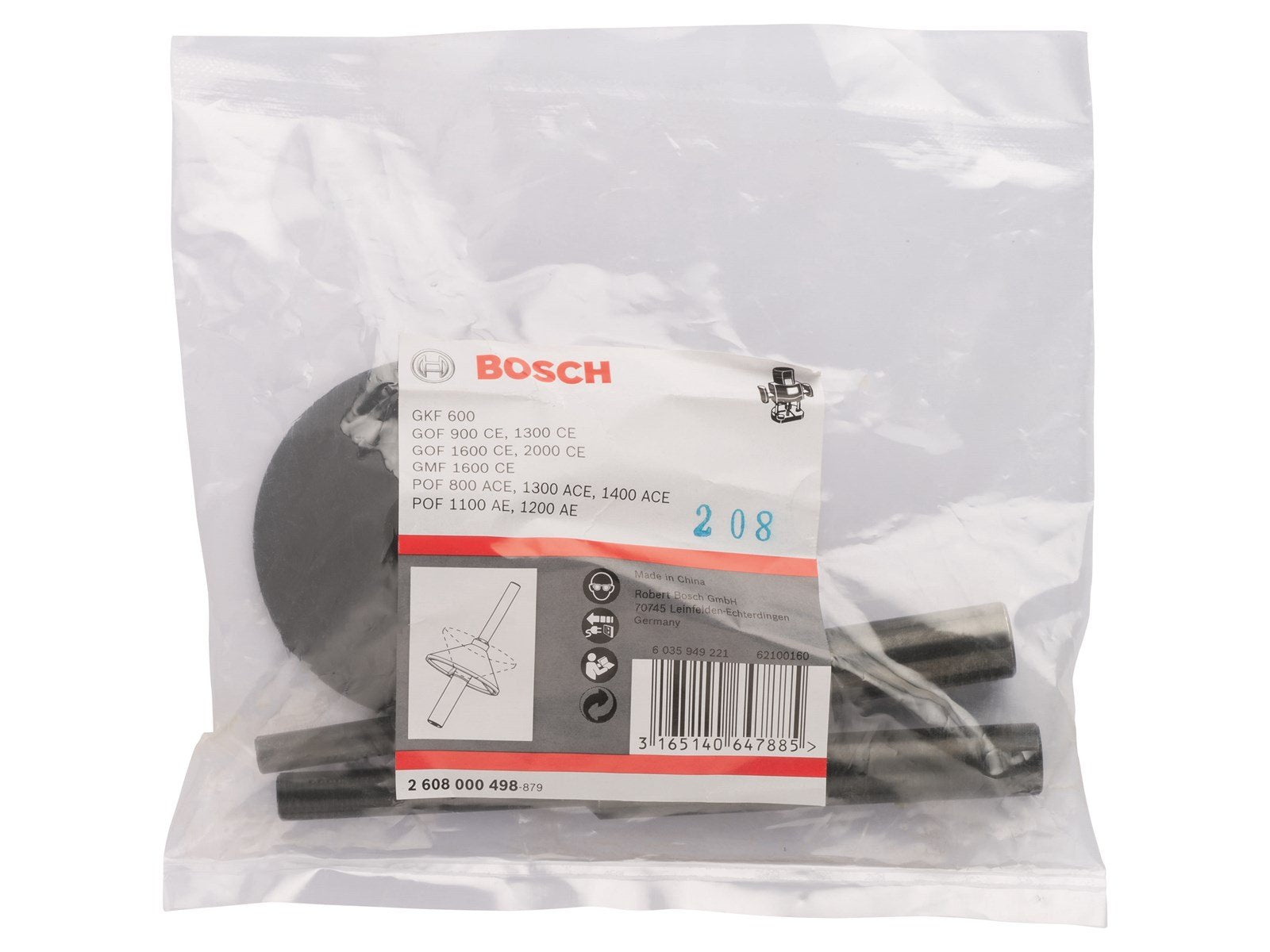 Bosch CENTRÉRSTIFT GOF/POF 3 DELE