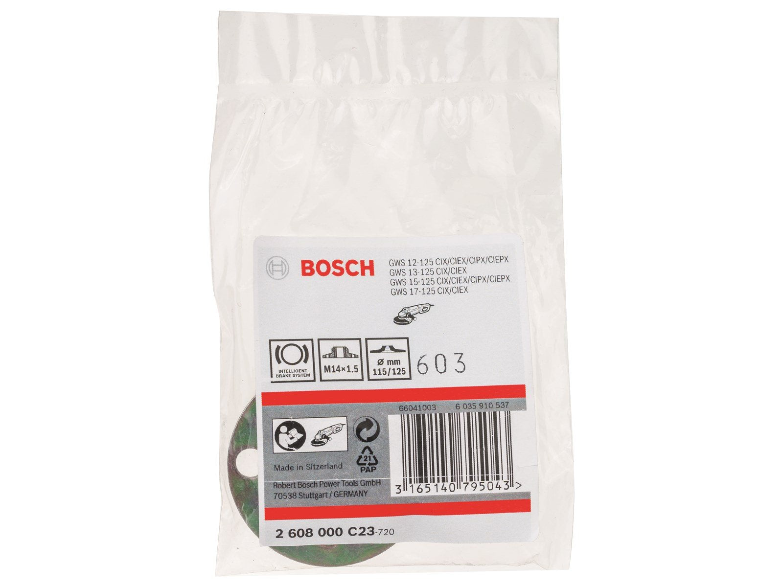 Bosch SPÆNDEMØTRIK TIL BAGSKIVE M14X1.5MM