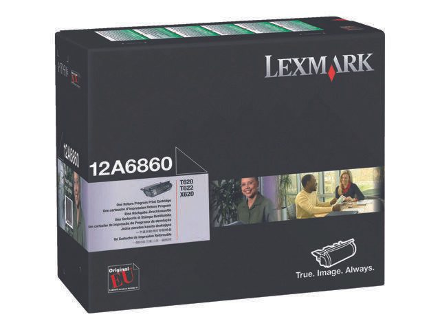 Lexmark Original Toner schwarz 10.000 Seiten (12A6860) für T620/dn/in/n, T622/dn/in/n, X620e