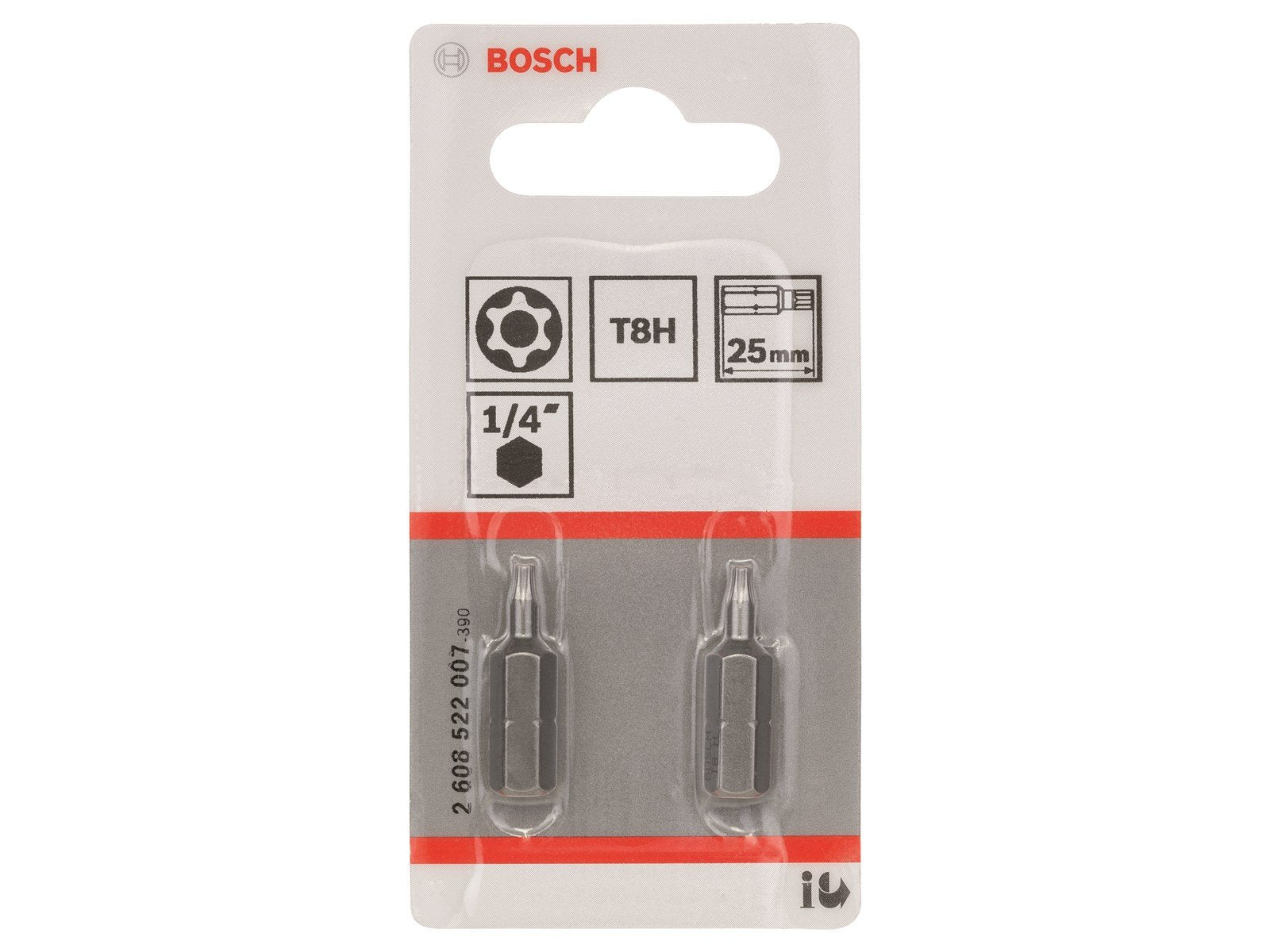 Bosch BITS T8 SECURITY TORX 2 STK