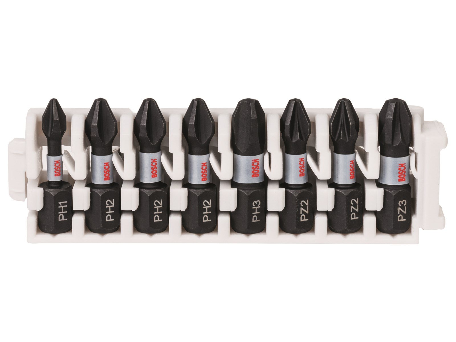 Bosch BITSSÆT IMPACT PH/PZ1-2-3 25MM 8STK