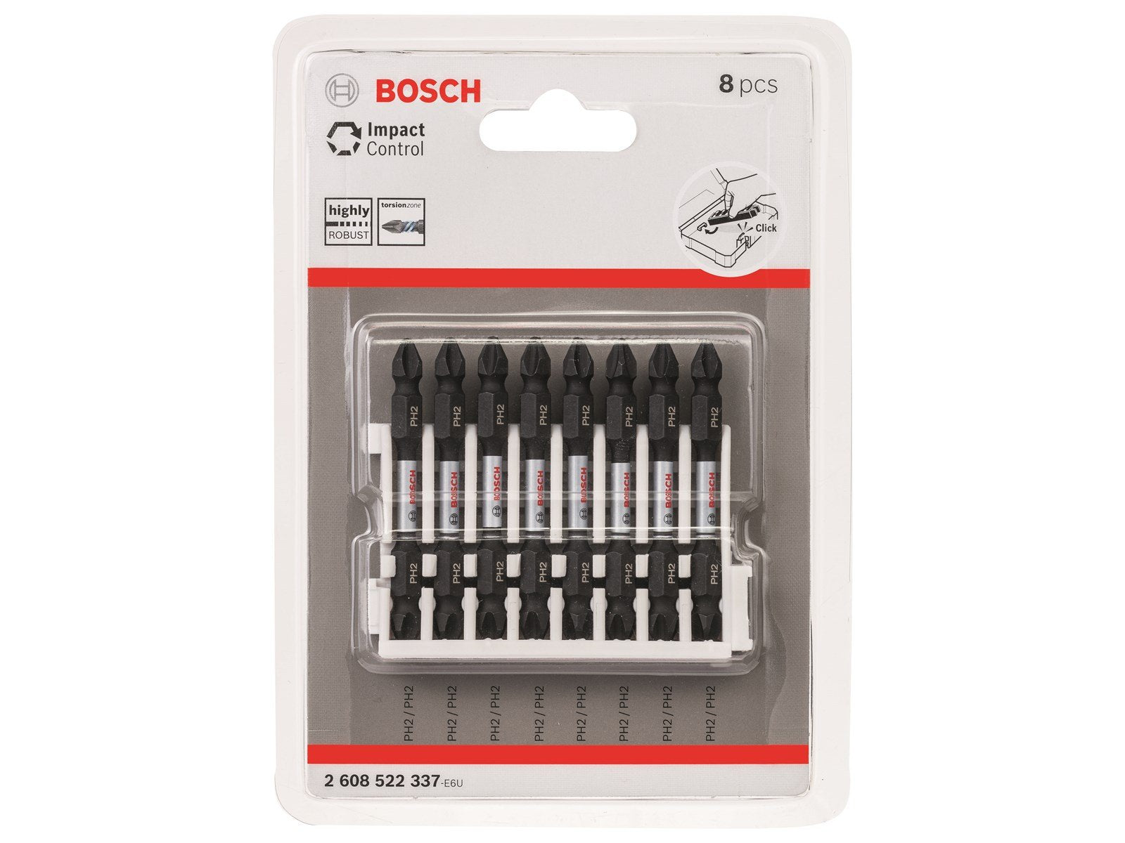 Bosch BITS IMPACT PH2 65MM 8DEL