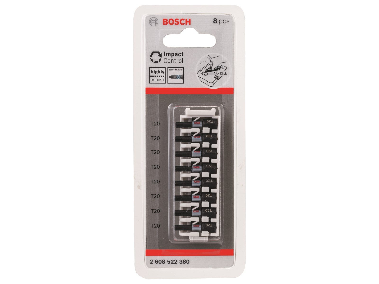 Bosch BITS IMPACT T20 25MM 8STK