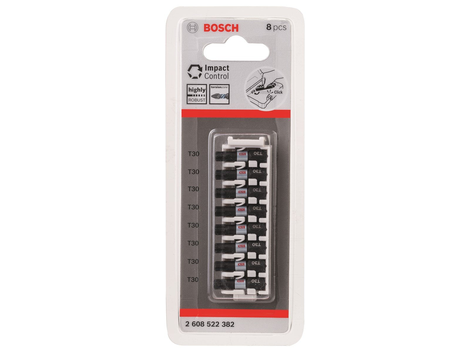 Bosch BITS IMPACT T30 25MM 8STK
