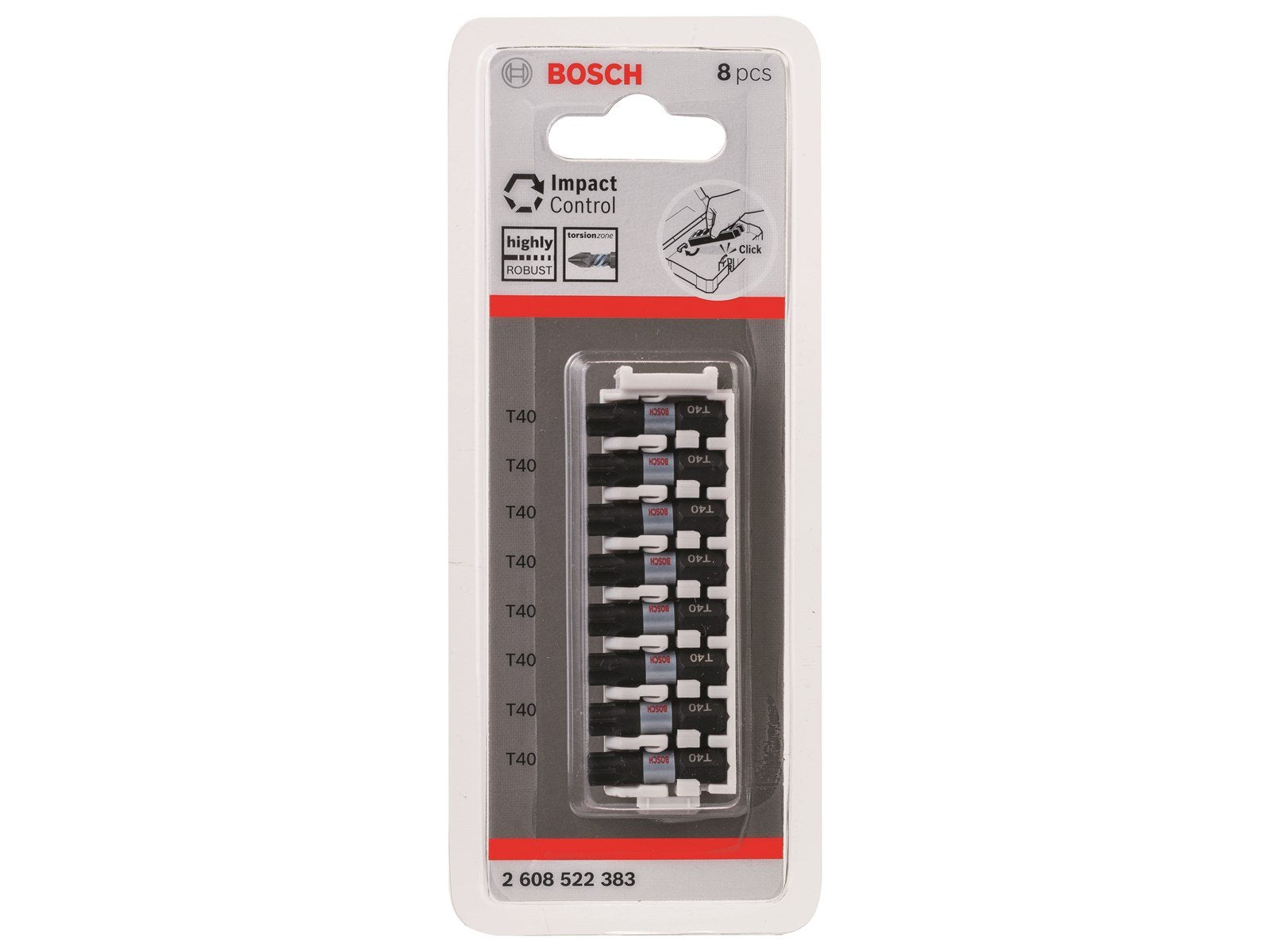 Bosch BITS IMPACT T40 25MM 8STK