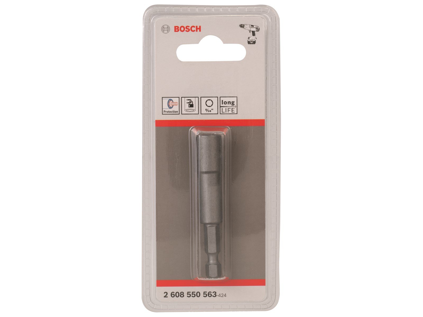 Bosch TOPNØGLE 5/16X65MM 11MM TIL GSR 6-25 T