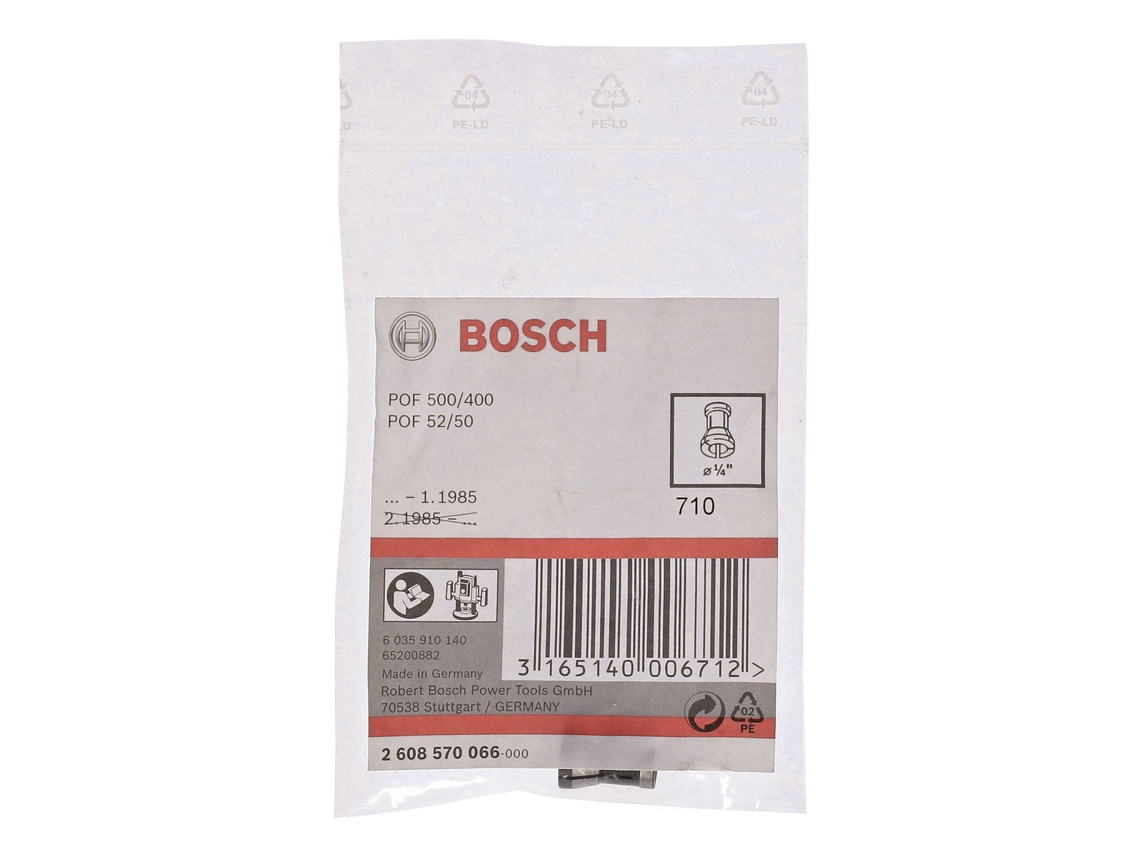 Bosch SPÆNDETANG 1/4 POF 50