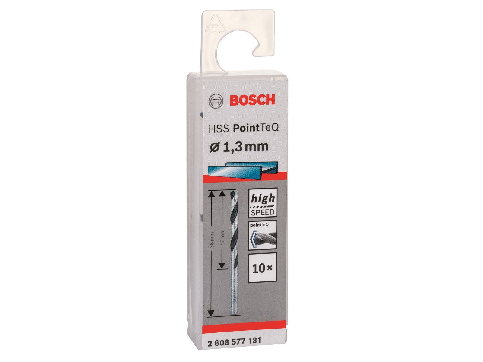 Bosch METALBOR POINTTEC HSS-R 1.3MM 10STK