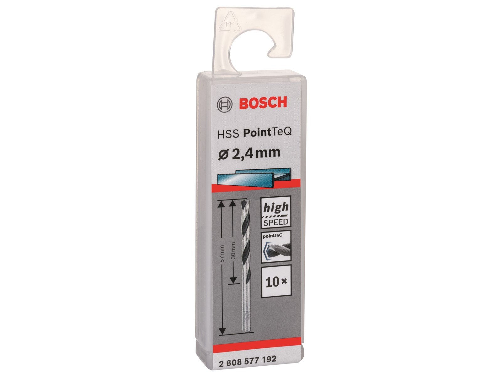 Bosch METALBOR POINTTEC HSS-R 2.4MM 10STK