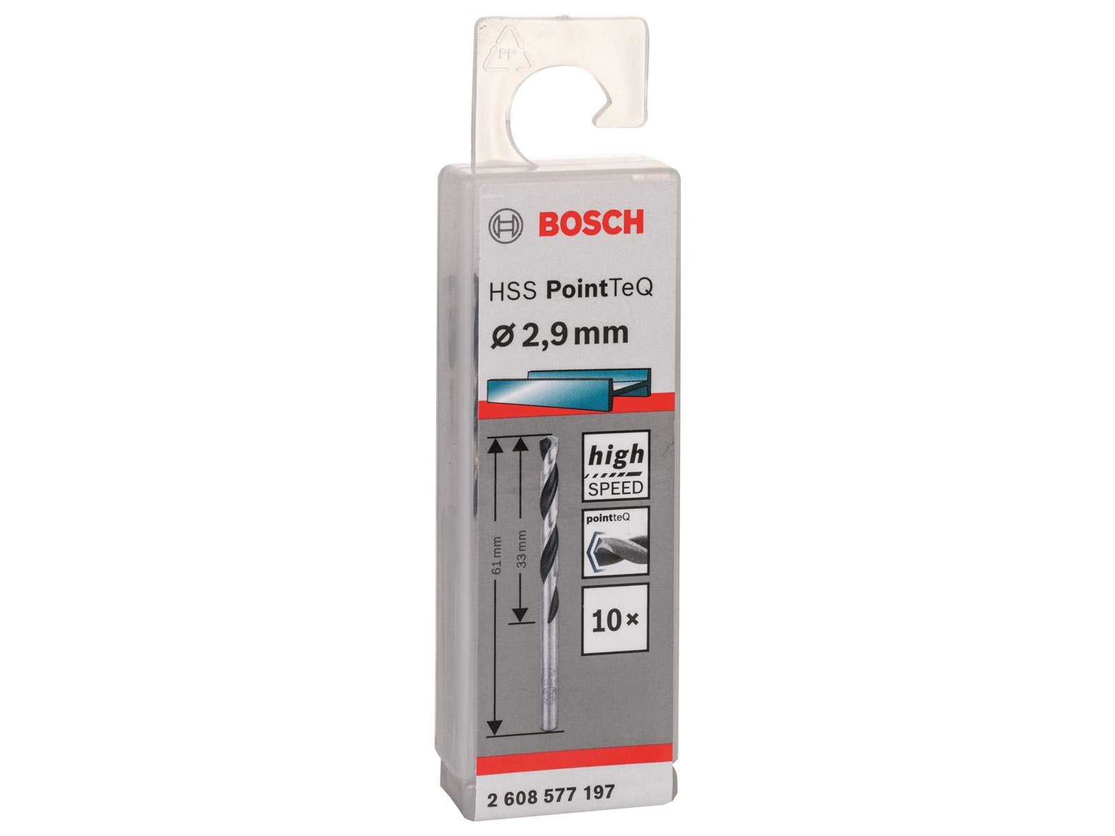 Bosch METALBOR POINTTEC HSS-R 2.9MM 10STK